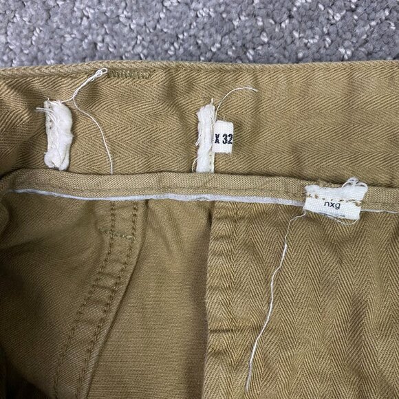 Taylor Stitch Pants Men's 34 x 32 Khaki The Foundation Pant nxg Twill Chino - Picture 10 of 14